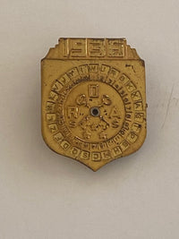 1936 Radio Orphan Annie Secret Society Decoder Badge with Secret Compartment