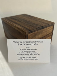 Menace Puzzle crafted by Dee Dixon of DEDwood Crafts