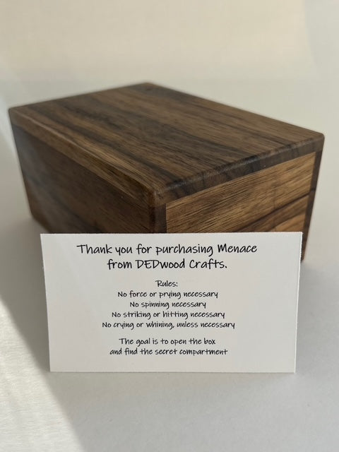 Menace Puzzle crafted by Dee Dixon of DEDwood Crafts