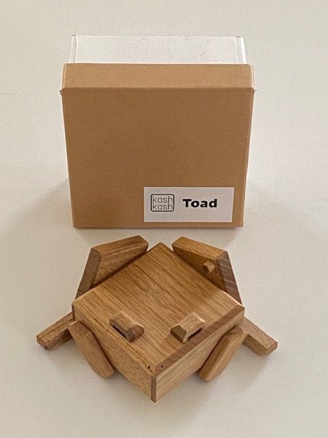 PRE-OWNED Toad Japanese Puzzle Box by Osamu Kasho