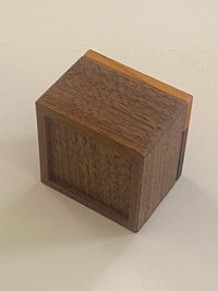 Secret Box with a Tree and a Star Japanese Puzzle Box by Hiroshi Iwahara (PRE-OWNED)