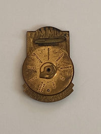 1941 TOM MIX STRAIGHT SHOOTER SIX-GUN DECODER badge pin (Ralston)