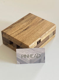 Pinhead Puzzle crafted by Dee Dixon of DEDwood Crafts