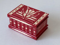 Romanian Secret Puzzle Box (Red)