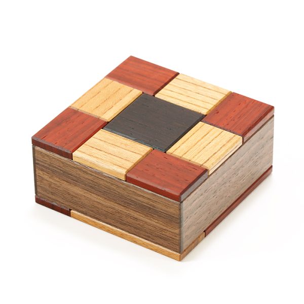 Karakuri Small Box: Block R, Japanese Puzzle Boxes