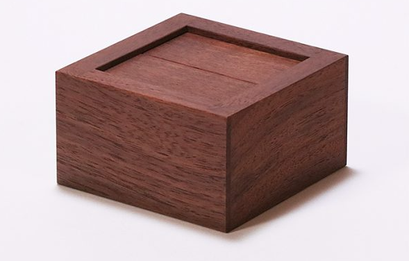 Sliding Panels Puzzle Box by Akio Kamei