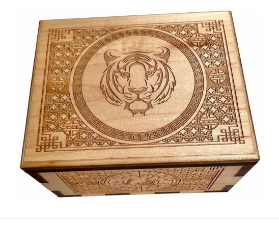 The Hurricane Tiger Puzzle Box