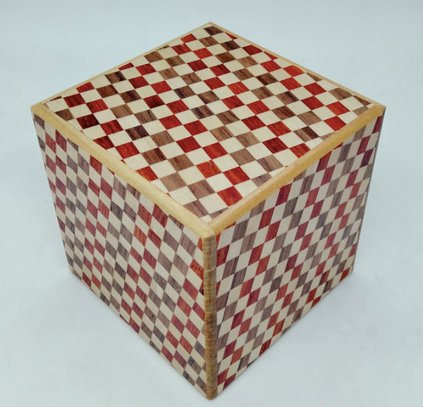 3 Sun 18 Step Ichimatsu Cubic Japanese Puzzle Box