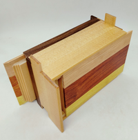 5 Sun 27 Step Natural Wood Japanese Puzzle Box