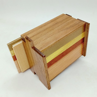 3 Sun 12 Step Natural Wood Japanese Puzzle Box