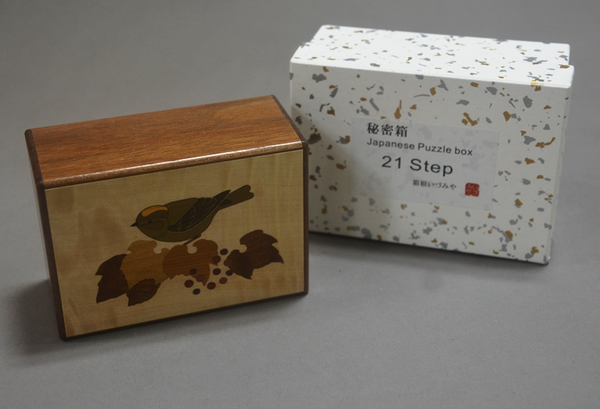 4 Sun 21 Step Bird-Sansui Japanese Puzzle Box