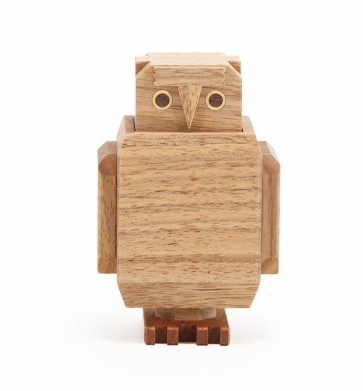 The Owl Shock Japanese Puzzle Box  by Yoh Kakuda (Version 2)