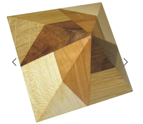 Double Pyramid Interlocking Puzzle