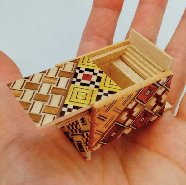 Mame 18 Step Yosegi Japanese Puzzle Box