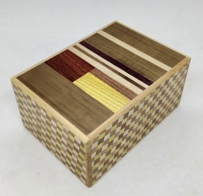 4.2 Sun 27 Step Creative Yosegi Japanese Puzzle Box