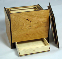 The Cyrus Redblock Puzzle Box (Self Assembly Kit)