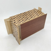 4 Sun 21 Step Yosegi / Ichimatusu Japanese Puzzle Box