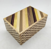4 Sun 14 Step Stripe / Ichimatsu Japanese Puzzle Box