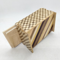 4 Sun 14 Step Stripe / Ichimatsu Japanese Puzzle Box