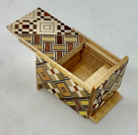 10 Step Mame Yosegi  Traditional Japanese Puzzle Box