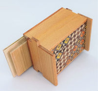 3 Sun 12 Step Natural Wood / Koyosegi Japanese Puzzle Box