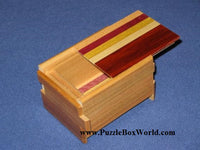 3 Sun 12 Step Natural Wood Japanese Puzzle Box (Kusu Version)