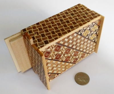 4 Sun 10 Step Yosegi Japanese Puzzle Box – Puzzle Box World