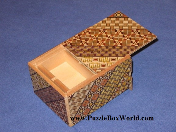 4 Sun 4 COMPARTMENT Yosegi Japanese Puzzle Box