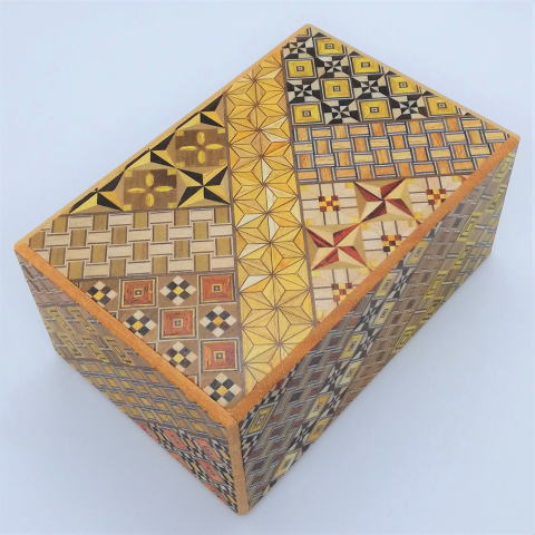 5 Sun 27 Step Yosegi Japanese Puzzle Box