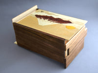 5 Sun 21 Step Hinode Fuji Japanese Secret Puzzle Box