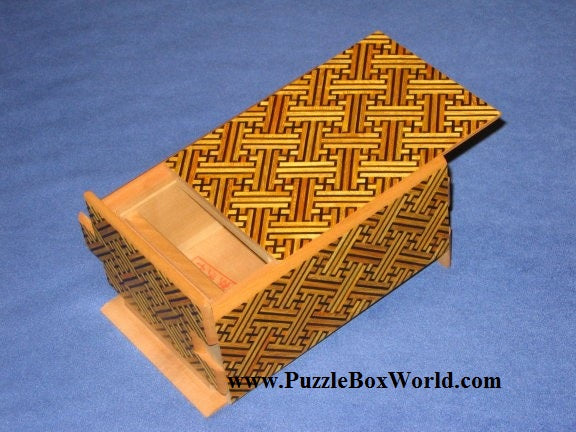 5 Sun 27 Step Kizaya Japanese Secret Puzzle Box