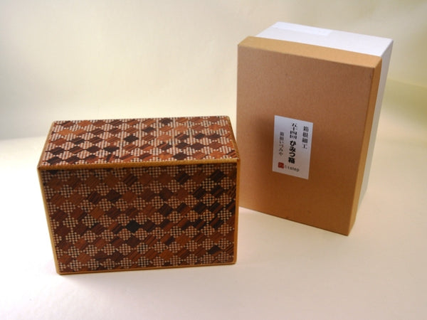 6 Sun 54 + 1 Move Red Ichimatsu Japanese Puzzle Box By Mr. Yamanaka