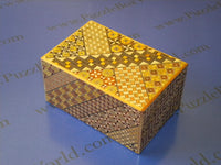 6 Sun 7 + 1 Step Yosegi Japanese Puzzle Box with Hidden Drawer!