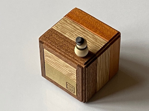 Bara-Bara Box with Snowman Japanese Puzzle by Osamu Kasho – Puzzle Box World