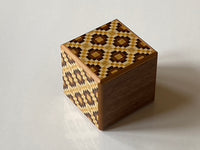 Covered Type Secret Japanese Puzzle Box by Yoshiyuki Ninomiya - HARD TO FIND!