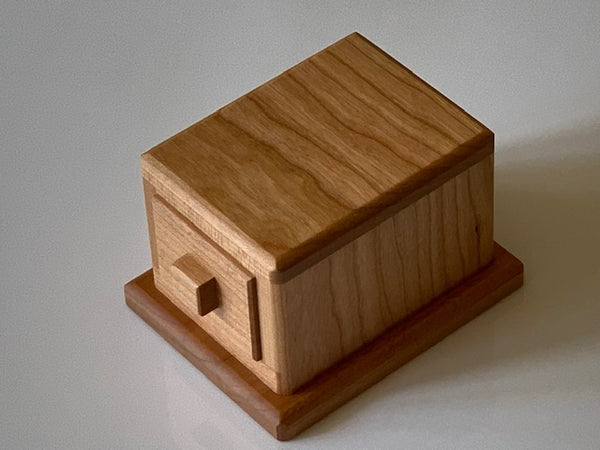 Drawer with a Lid Puzzle Box by Akio Kamei