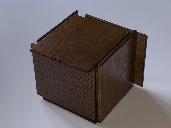 Half Finished Japanese Puzzle Box  by Hiroshi Iwahara