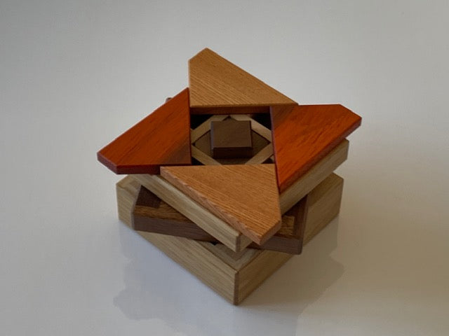 Secret Opening Puzzle Box - Tricky Wooden Puzzle Box