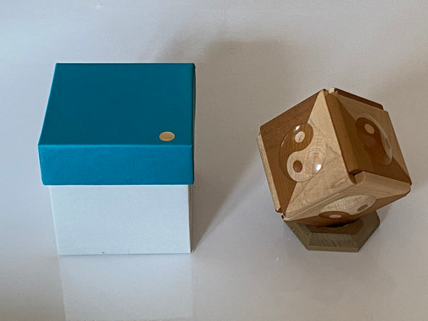 Pod Yin Yang (Cherry) Japanese Puzzle Box by Hideaki Kawashima
