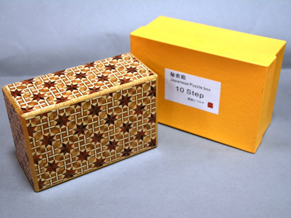 5 Sun 10 Step Star Japanese Puzzle Box