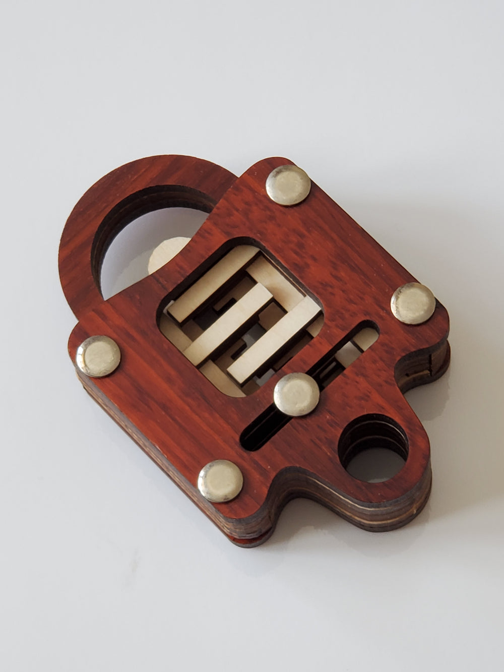 Scatola Puzzle Constantin Klik In Legno - Made In Germany, 116x97x55mm, 12+
