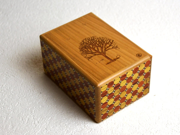 Box with a Tree (Kagome Special Edition) Japanese Puzzle Box 