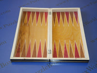 Transylvanian Chess/Backgammon Wooden Set (Small Red)