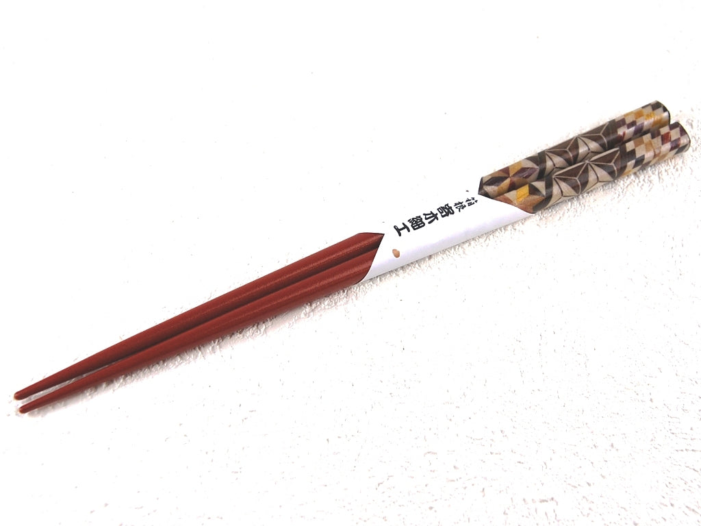Chopsticks Yosegi Red