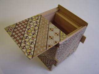 Cubic 18 Step Yosegi Japanese Puzzle Box 2