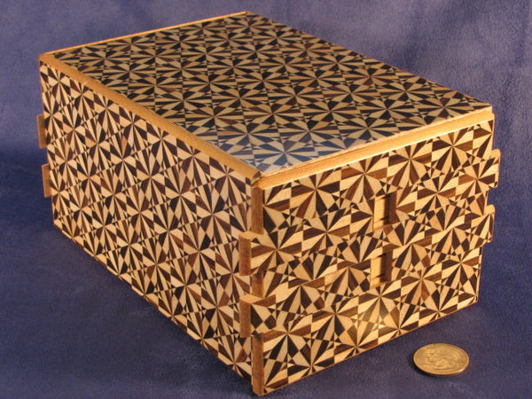 6 Sun 54 + 1 Move Hana Japanese Puzzle Box By Mr. Yamanaka
