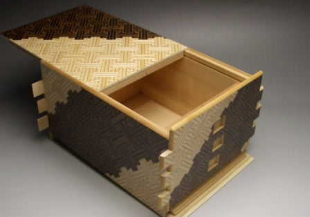 7 Sun 72 +1 Step 2-C Saya Japanese Puzzle Box By Mr. Yamanaka