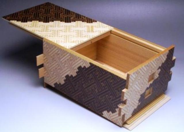 6 Sun 54 + 1 Step 2-C Saya Japanese Puzzle Box by Mr. Yamanaka