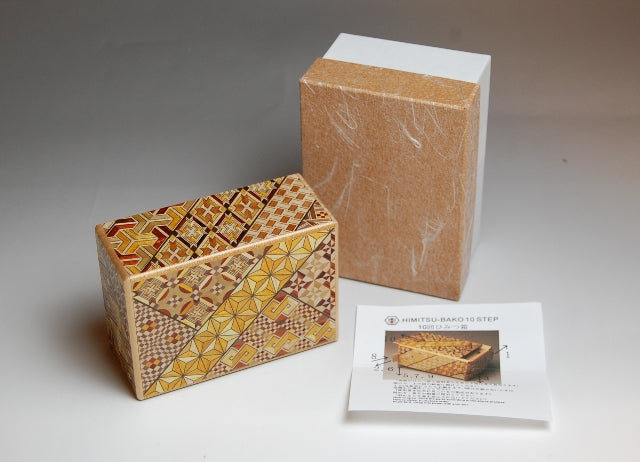 4 Sun 10 Step Koyosegi Japanese Puzzle Box