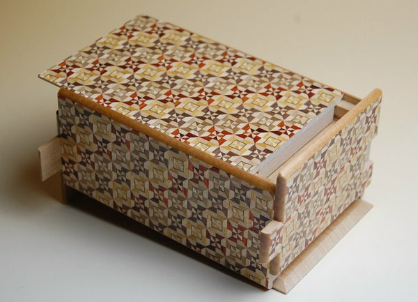 5 Sun 21 Step Uroko-Kirichigai Japanese  Puzzle Box